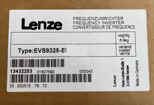 EVS9325-EI IPCS  Sealed  Lenze EVS9325-EI Servo Inverter