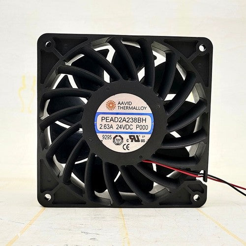 1 PCS AAVID Fan PEAD2A238BH DC24V 2.63A 12038 12CM 2 Wire Ball cooling fan
