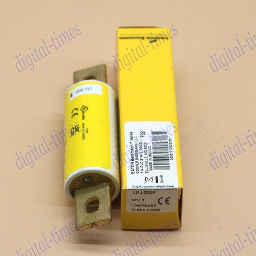 one  Bussmann LPJ-70SP Dual-Element Time Delay Fuse 600 Volt 70 Amp