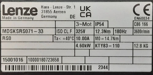 1 PC MDSKSRS071-33  Lenze MDSKSRS07133 Servo Motor Stator