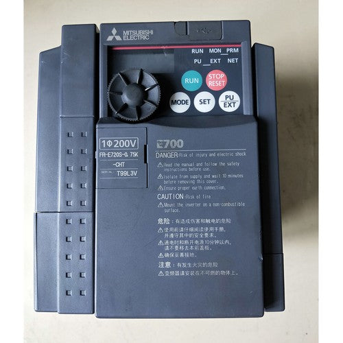 Mitsubishi inverter FR-E720S-0.75K-CHT Tested In Good Condition
