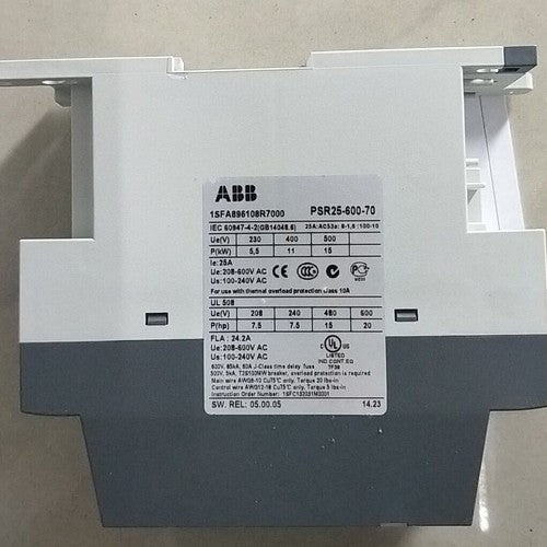 PSR25-600-70 1SFA896108R7000 SOFTSTARTER 11kw