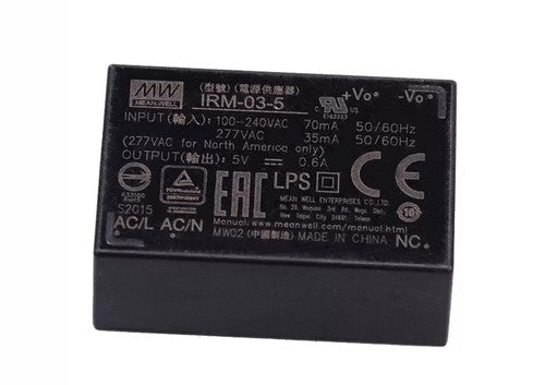 MEAN WELL IRM-03 switching power supply 3.3V5V9V12V24V pin type 1W AC-DC module