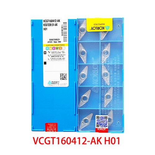 KORLOY VCGT160412-AK H01 Carbide Inserts CNC TOOL