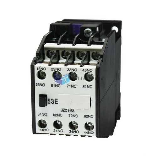 JZC1-53 5NO 3NC Auxiliary Contactor Relay Coil 24V 50Hz 29V 60Hz