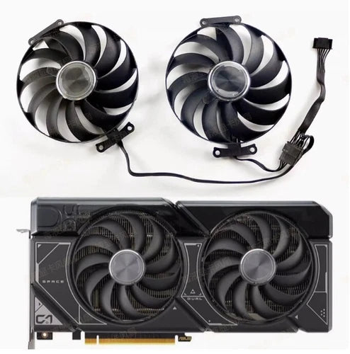 1PC graphics card cooling fan with dual ball bearings  RTX 4070 DUAL OC