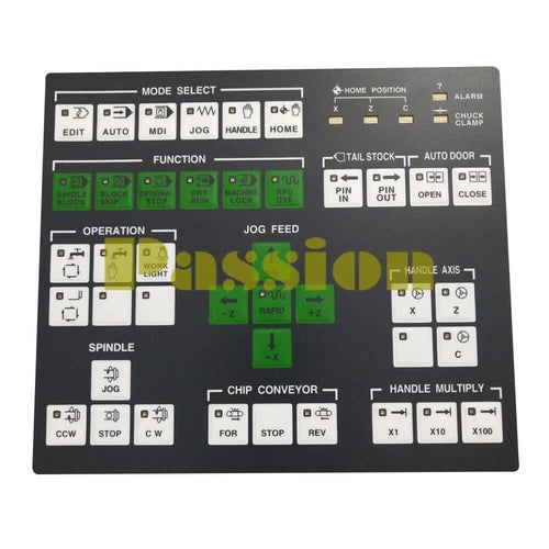1PC For   CNC Lathe Keyboard Membrane Keypad Overlay KB09A1HCJ