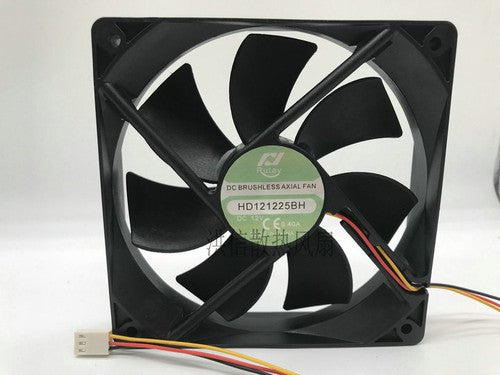 1 PCS Rutay Fan HD121225BH DC 12V 0.40A 12025 12CM 3 pin cooling fan