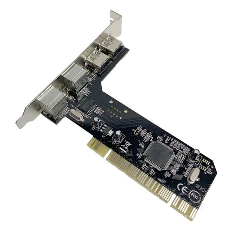 PCI 32bit to 2x PS2 PS/2 + 2x USB 2.0 Port for PC Keyboard Mouse Adapter Card