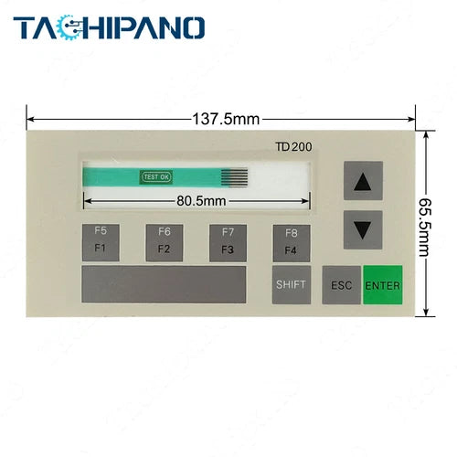 1SET 6ES7272-0AA30-0YA0 TD200 Case with Membrane Switch Keyboard Plastic Housing