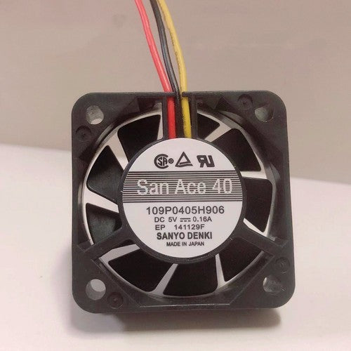 One For SANYO  109P0405H906 DC5V 0.16A 4CM 3-wire bearing fan Free Shipping