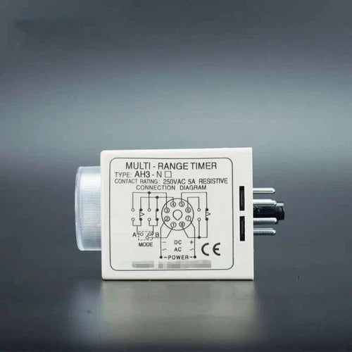 Power ON Delay Timer Time Relay 8Pin 12V-380V w Socket AH3-NA NB NC ND NE 1S-30H