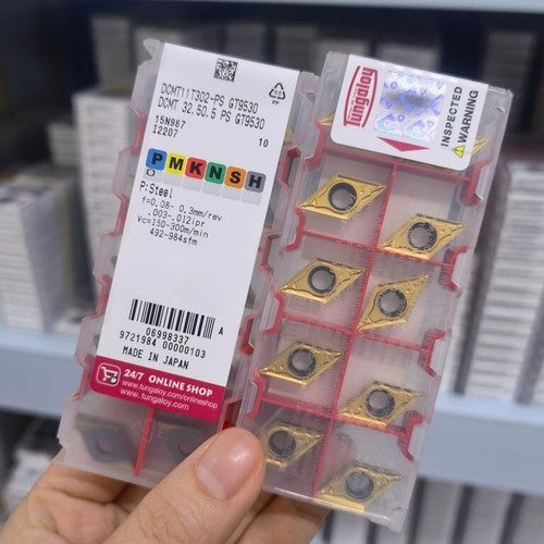 10Pcs/BOX Tungaloy DCMT11T302-PS GT9530 DCMT32.50.5-PS Carbide Inserts Blade