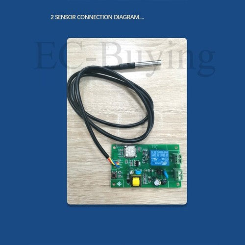 AC 220V 18B20 Digital Display Sensor Temperature Humidity Remote Control Module