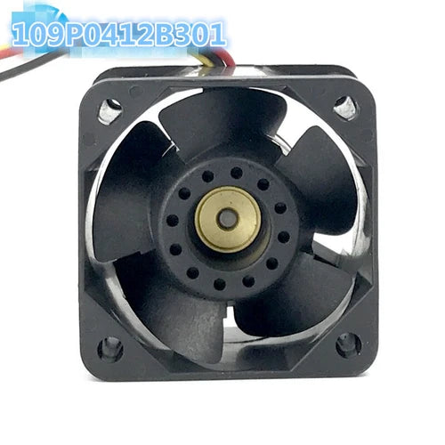 109P0412B301 12V 0.28A 4028 Double Ball Chassis Cooling Fan 3-wire