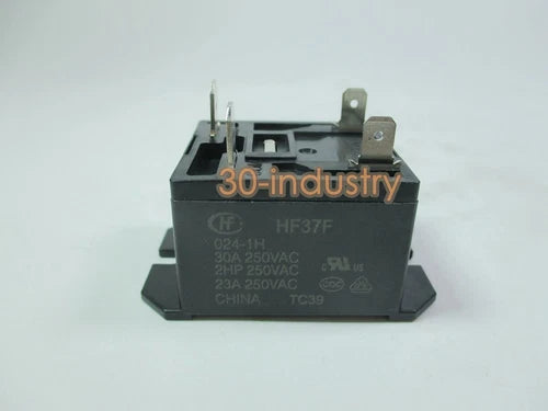 10PCS FOR   24VDC NO 4-PIN 30A250VAC HF37F/024-1H HF37F-024-1H Relay