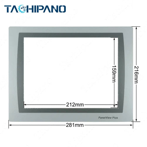 1SET  2711P-T10C22D9P Touch Panel Glass 5pin with Protective Film Touch Screen