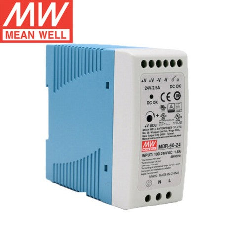 Mean Well Switching Power Supply Module MDR-60 DIN Rail Type 5V12V24V48V DC 60W