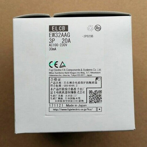 One  Circuit Breaker For FUJI EW32AAG 3P 20A In Box Free Shipping