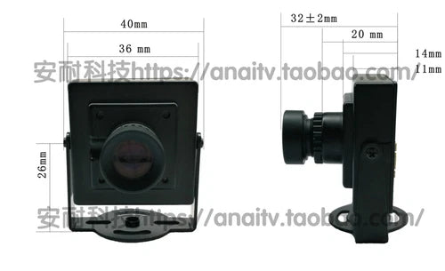 1PC 4140+673CCD Analog Camera FPV  HD 800 Line Star-level Ultra-low Illumination
