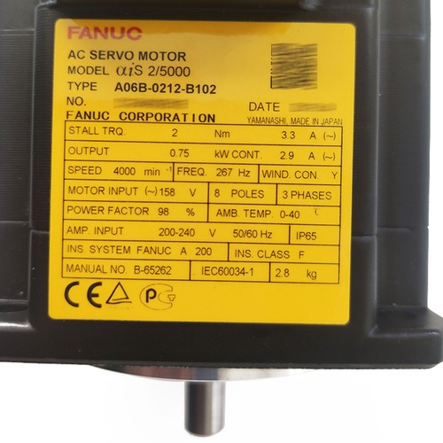 For Fanuc A06B-0212-B102  AC Servo Motor Free Shipping