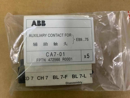 5PCS For   Auxilliary Contact 1-pole Normally Closed CA7-01
