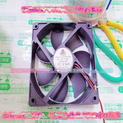 1 PCS FANEC Fan JD-D12025H24B DC24V 0.20A 12025 12CM 2 wire cooling fan