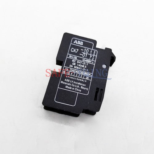 10 pieces  ABB CA7-01 Auxilliary Contact 1-pole Normally Closed