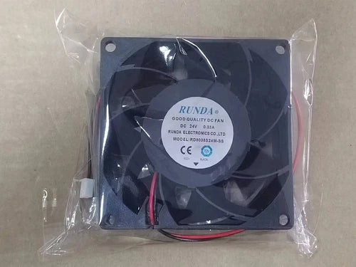 1PCS  Fan  DC24V 0.33A 8038 8cm 2 wire Cooling fan RD8038S24M-SS
