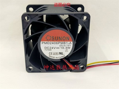 1 PCS SUNON Fan PMD2406PMB1-A DC24V 10.3W 6038 6cm 3 wire cooling fan
