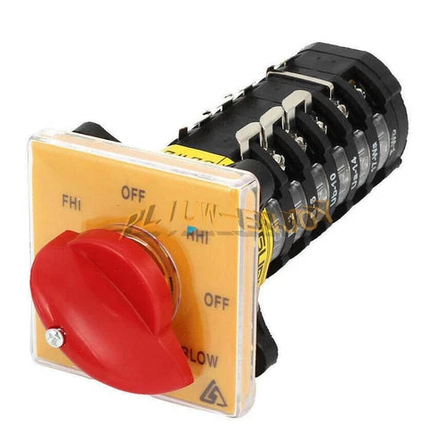 1PC Panel One Phase Rotary Selector Cam Changerover Switch SZW25-6