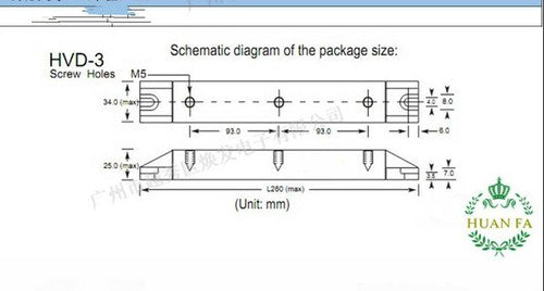 High Voltage Silicon Stack Diode HV6012 6A 12KV Single-phase Rectifier