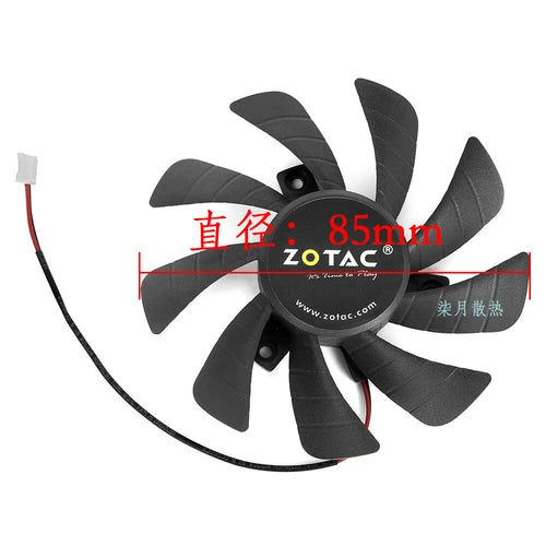 1pc ZOTAC GTX 1050 GeForce GTX 1050 Ti Mini graphics card fan T129215SH 2pin