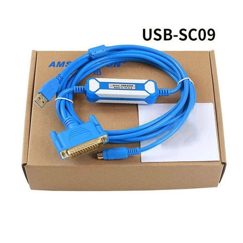 1PC PLC Programming Cable Suitable  FX/A Series PLC USB-SC09