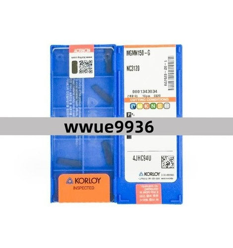 10Pieces/Box KORLOY MGMN150-G NC3120 Turning Blade Carbide Inserts