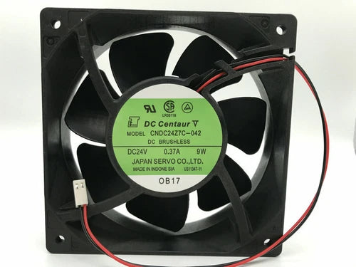 1PC DC24V 0.37A 9W 12CM  inverter cooling fan CNDC24Z7C-042 12038