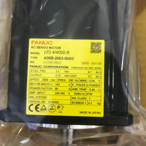 For Fanuc A06B-2063-B003  Servo Motor Free Shipping