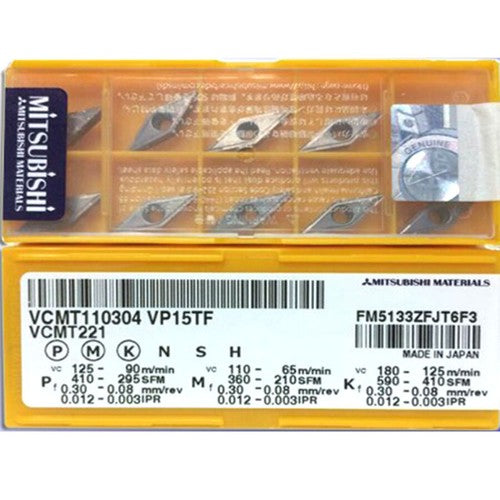 MITSUBISHI VCMT110304 VP15TF Carbide Inserts CNC