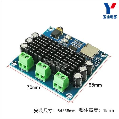 1PC Bluetooth Digital Amplifier Board Module TDA7297