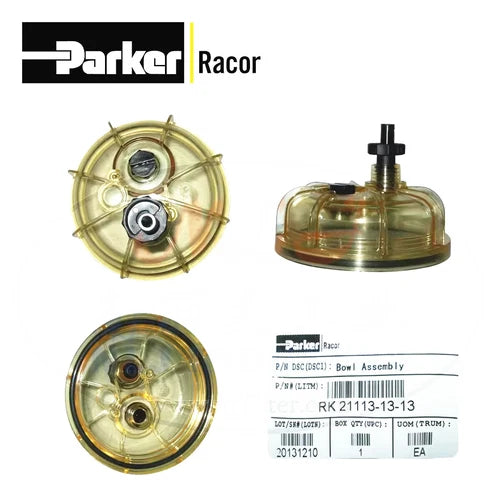 1PC  FIT FOR Parker Racor RK 21113-13-13 Water Cup Assembly RK21113-13-13