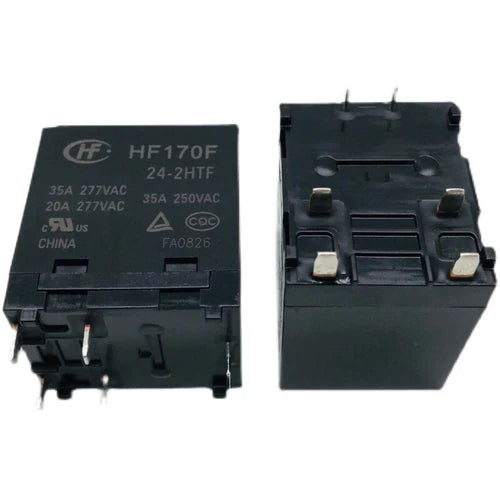 2Pcs    Power Relay 6Pins 35A 250VAC HF170F-24-2HTF 24VDC