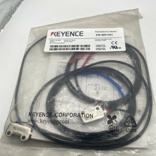 KEYENCE PR-M51N1 Mini ultra-thin Permeable Cable 1.2m Sensor  #