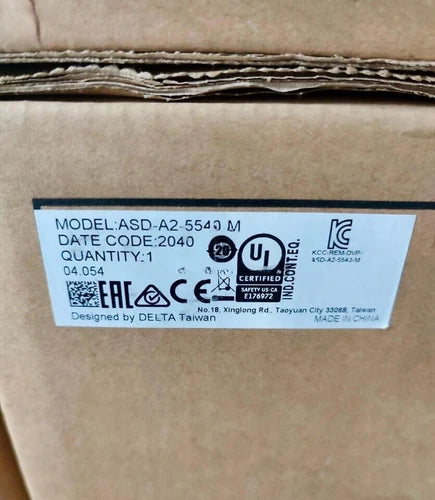 1PCS   DELTA ECMA-L11855R3 Servo Motor ASD-A2 Series PLC Free delivery