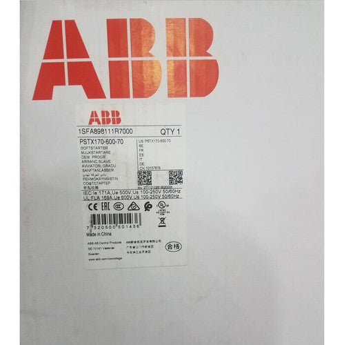 1pc  Abb SoftStarter PSTX170-600-70 ONE Year Warranty