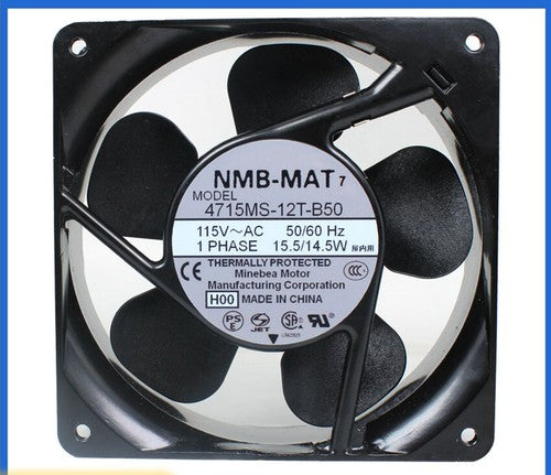 NMB 12038 12CM 4715MS-12T-B50 115V 15.5W /14.5W Axial Cooling Fan