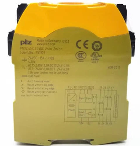 751105  Sealed Pliz PNOZ s5 C Safety Relay 751105
