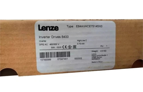 E84AVHCE7514SX0 IPCS  Sealed Lenze Frequency Inverter E84AVHCE7514SX0