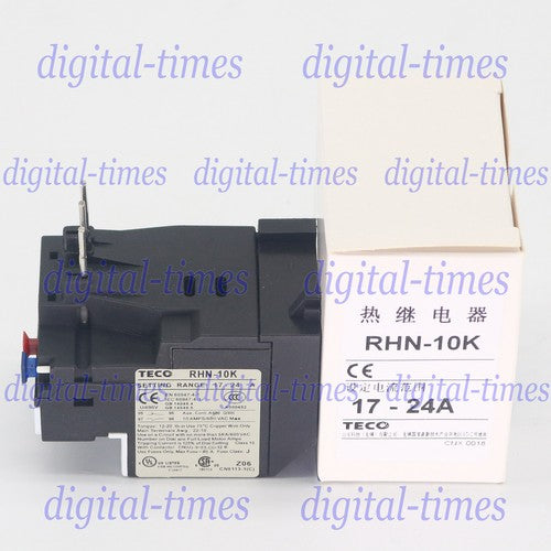 TECO 1PC/box RHN-10K 17-24A Thermal Overload Relay free shipping