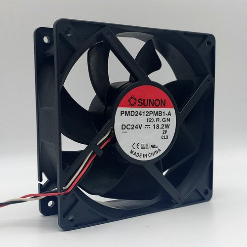 1 PCS SUNON Fan PMD2412PMB1-A DC24V 18.2W 12038 12cm 3-wire cooling fan