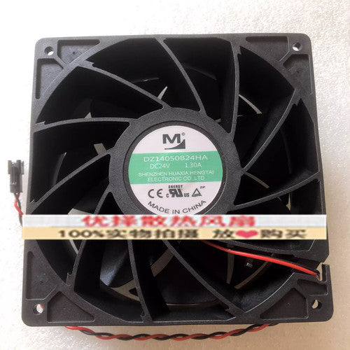 1 pcs YM M Fan DZ14050B24HA DC 24V 1.3A 14050 14CM 2 WIRE Cooling fan